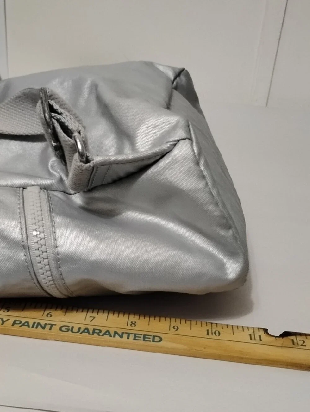 Kipling City Metallic Silver Mini Backpack